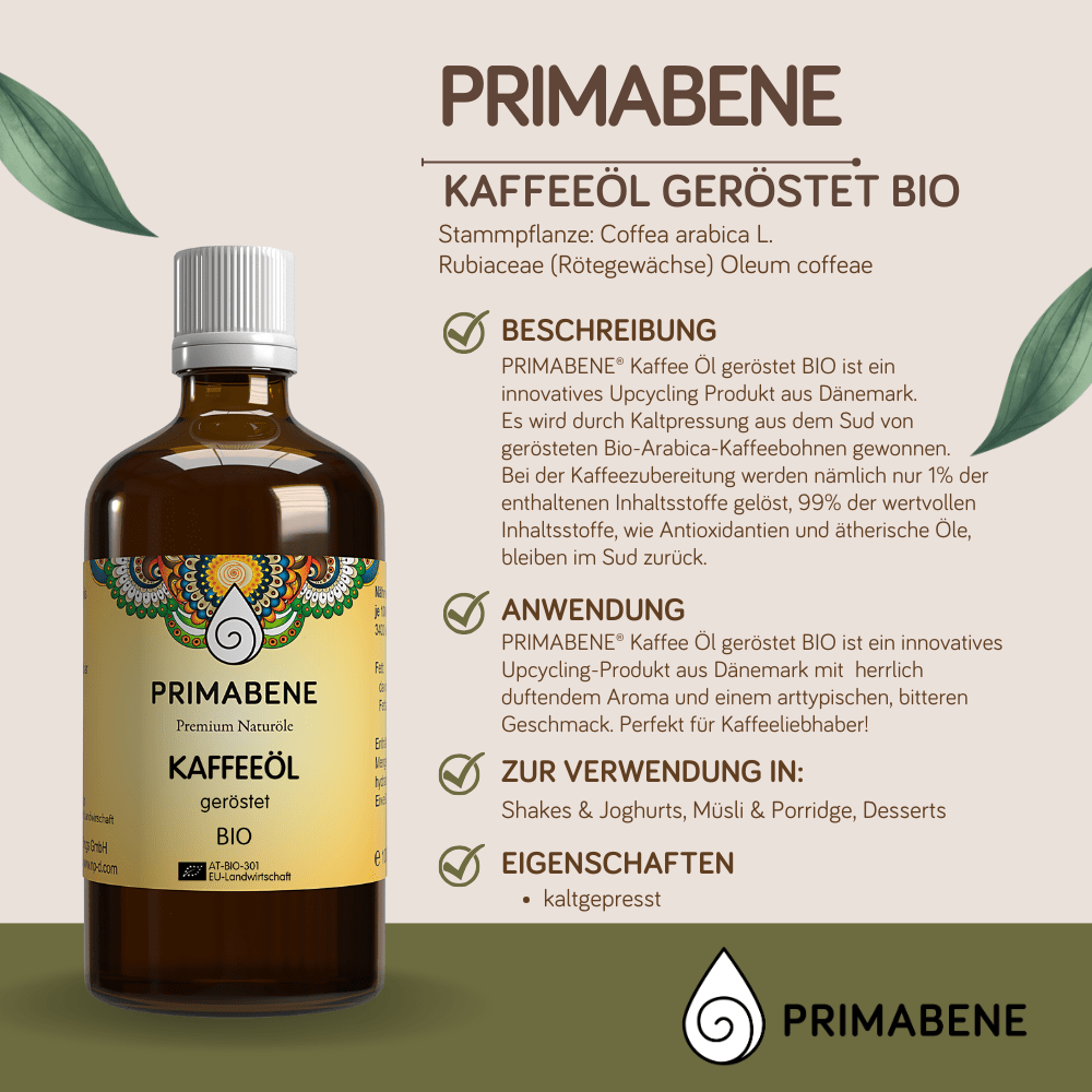 Bild von Kaffee Öl geröstet Bio